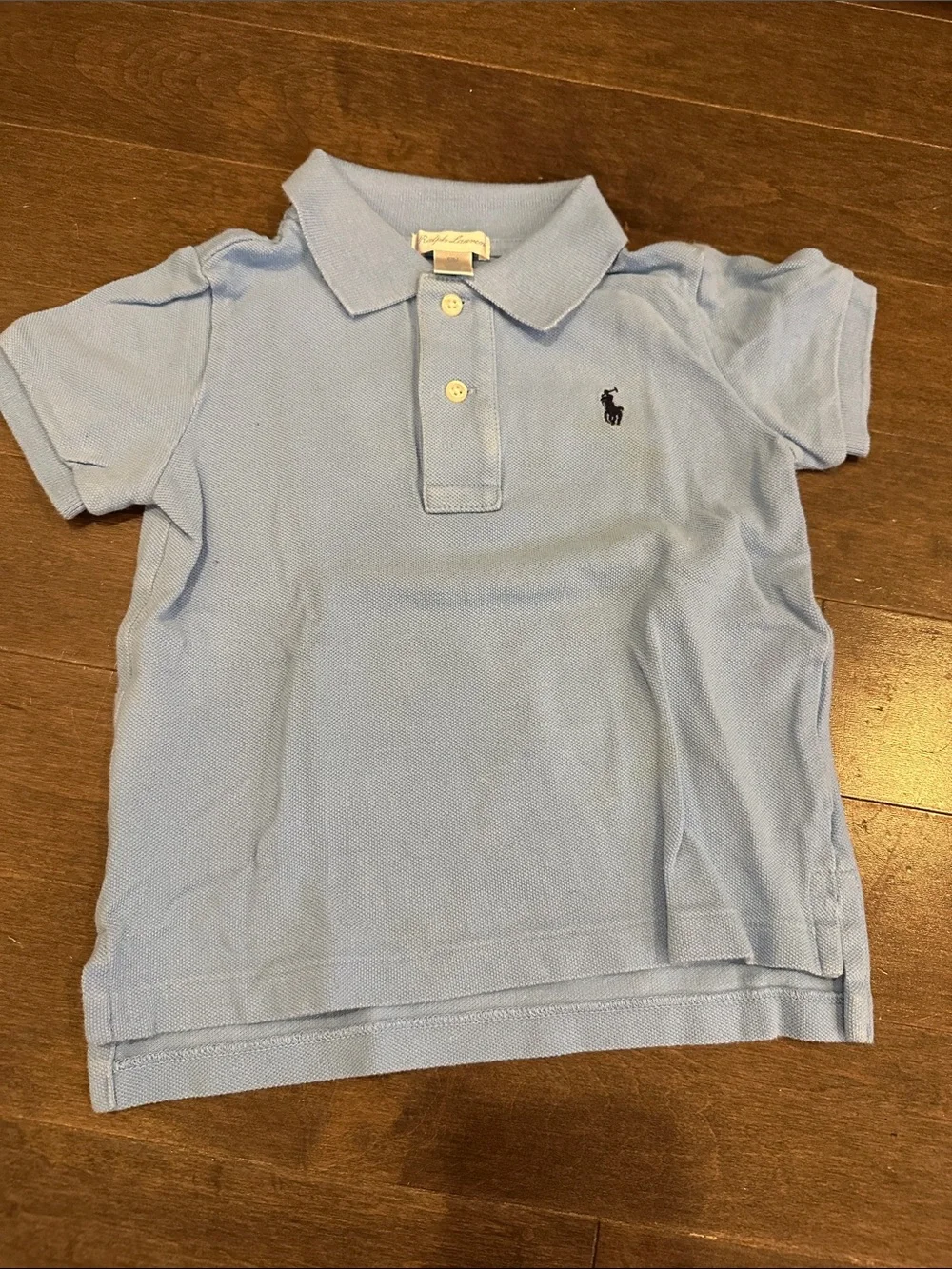 Ralph Lauren Boys Polo & Striped Tee Set in Light Blue, White, Navy